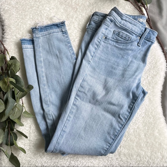 Mossimo Don’t Care Mid-Rise Power Stretch with Released Hem Jeggings - Picture 6 of 16